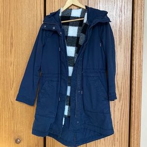 Size small GAP coat with removable liner